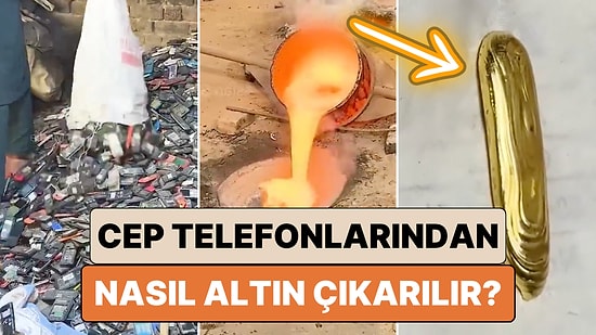 Bir Adam Tüm Süreci Paylaştı: Eski Cep Telefonlarından Nasıl Altın Çıkarılır?