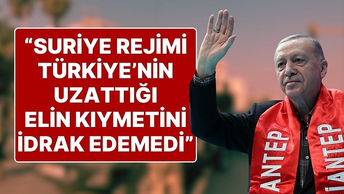 Cumhurbaşkanı Erdoğan'dan Suriye Açıklaması: "Suriye'deki Gelişmelere Göz Kapatmamız Mümkün Değil"