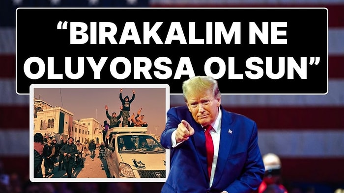 Donald Trump’tan Suriye Açıklaması: “Bizim Savaşımız Değil, Suriye’de Olanlara Müdahil Olmamalıyız”