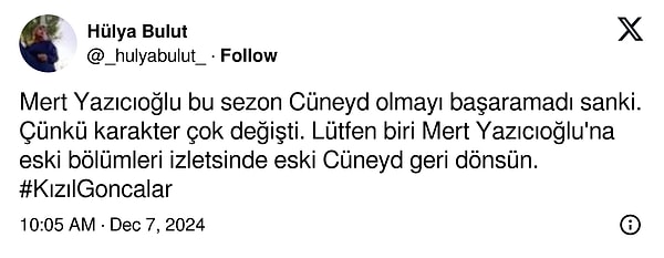 Peki sizin Kızıl Goncalar'ın hikayesinin gidişatı ile ilgili düşünceleriniz neler? Yorumlara buyrun...