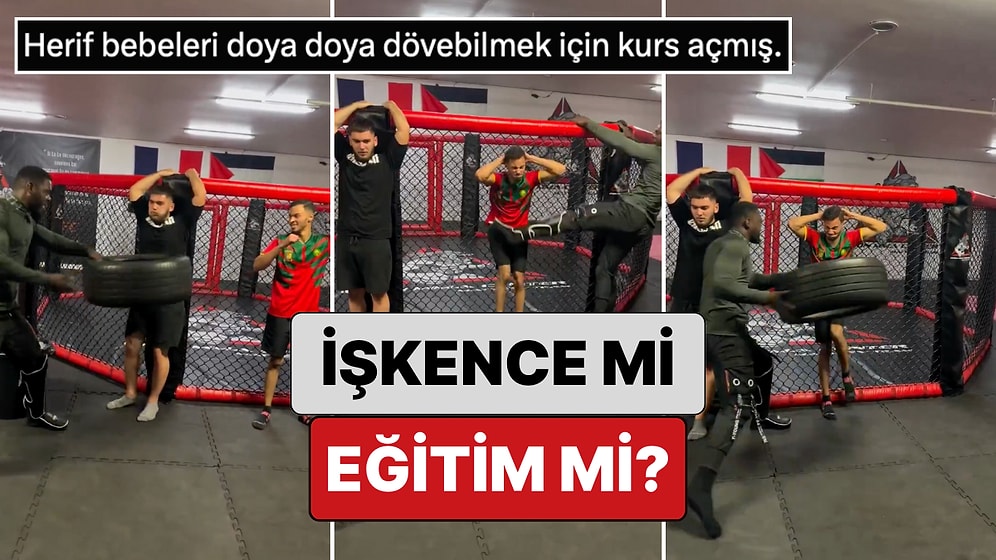 Fransa'da MMA Dövüş Eğitimi Veren Bir Hocanın Antrenman Tarzı Bu Spora Uzak Olanları Ürküttü