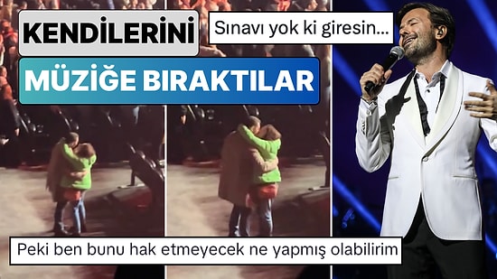 Yalın Konserinde Dünyayı Unutup Kendilerini Müziğin Ritmine Bırakan Çiftin Romantik Anları Kalpleri Isıttı