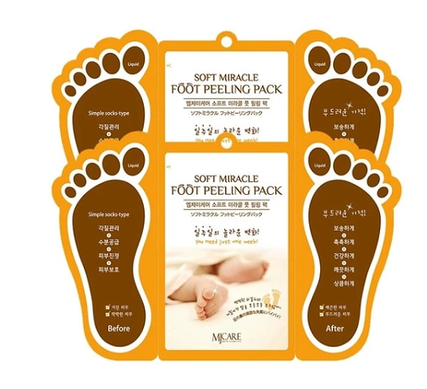 3. Mjcare Miracle Foot Peeling Pack - Mjcare Çorap Tipi Ayak Peeling Maskesi 2'li