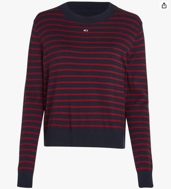 7. Tommy Hilfiger TJW Essential Crew Neck Sweater Kazak Kadın