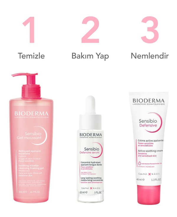 11. Bioderma Sensibio Foaming Gel Hassas ve Normal Ciltler Durulanan Micellar Yüz Temizleme Jeli 500 ml