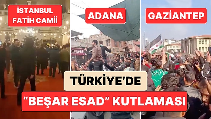 Kutlamalar Başladı: Esad Rejimi'nin Sona Ermesi ile Ülkenin Dört Bir Yanından Kutlama Görüntüleri Geldi