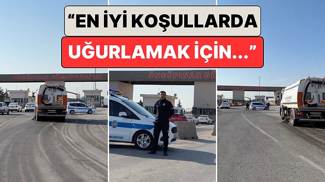 Kilis Belediye Başkanı Hakan Bilecen Gümrük Kapısından Paylaşım Yaptı: "En İyi Koşullarda Uğurlamak İçin..."