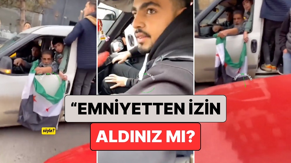 Bir Vatandaş Kutlama İçin Sokağa Dökülen Suriyelilere Tepki Gösterdi: "Memlekette Şehit Varken Siz Hayırdır"