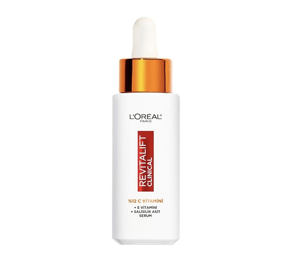 10. L’Oréal Paris Revitalift Clinical %12 Saf C Vitamini Aydınlatıcı Serum