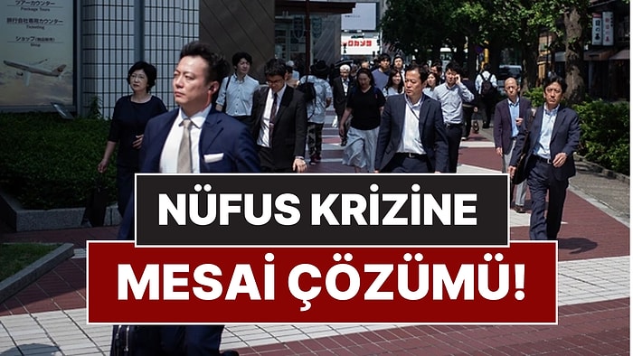 Tokyo'da Nüfus Krizine Karşı Tedbir: Haftalık Çalışma Süresi 4 Güne İndirildi!