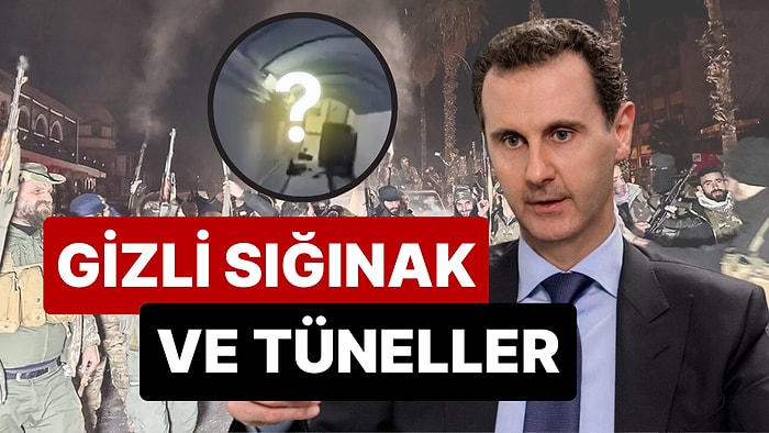 Beşar Esad'ın Kardeşi Mahir Esad'ın Şam'daki Evinin Altında Gizli Bir Sığınak ve Tüneller Olduğu Ortaya Çıktı!