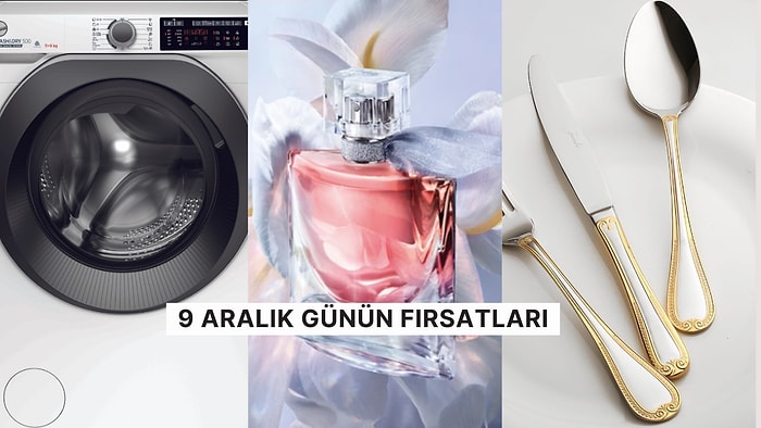 Bugün İndirimde Neler Var? Hoover Kurutma Makinesinden Lancome Parfümlere 9 Aralık 2024 Günün Fırsatları