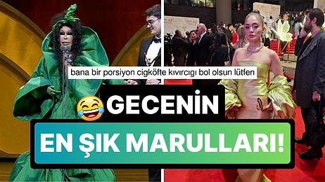 Bir Değil İki Tanelermiş: Diva'nınkinden de Bayat Bir Marul Kılığında Geceye Katılan Damla Sönmez Göz Kanattı!