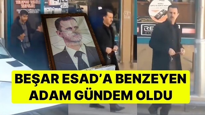 Bütün Dünya Onu Ararken Diyarbakır'da Görüntülendi! Beşar Esad'a Benzeyen Adam Gündem Oldu