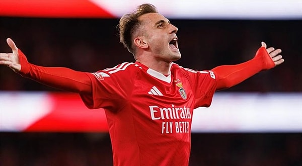 Kerem, Benfica'nın Vitoria Guimaraes'i 1-0 yendiği maçta takımının tek golünü atarak yine gecenin yıldızı olmayı başardı.