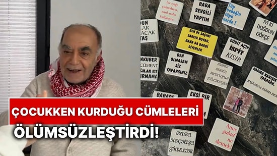 Kızının Çocukken Kurduğu Cümleleri Magnet Yaptıran Babanın İnce Düşüncesi İçimizi Isıttı