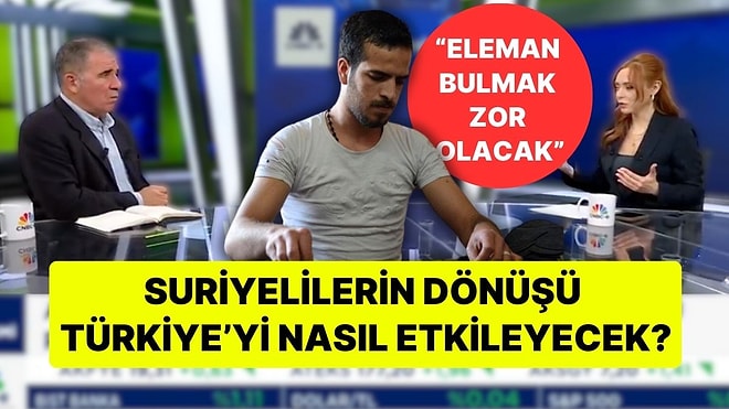 Ekonomist Ali Ağaoğlu, Suriyelilerin Dönüşünün Yaratacağı Etkiyi Yorumladı: "Eleman Bulmak Zor Olacak"