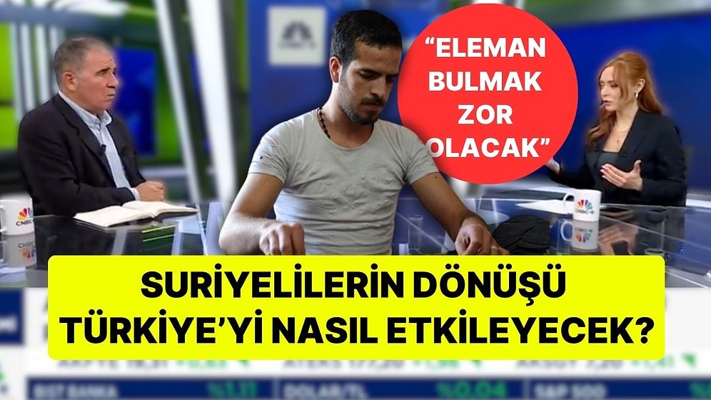 Ekonomist Ali Ağaoğlu, Suriyelilerin Dönüşünün Yaratacağı Etkiyi Yorumladı: "Eleman Bulmak Zor Olacak"