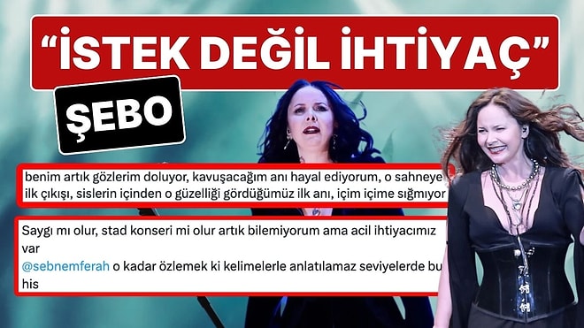 Ceylan Ertem Duygularımıza Tercüman Oldu: Saygı1 Veya Stat Konseri Fark Etmez, Şebnem Ferah’a İhtiyacımız Var!