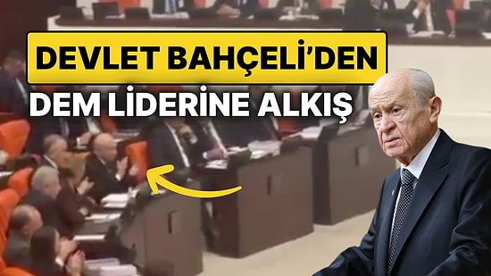 MHP Lideri Devlet Bahçeli, DEM Parti Eşbaşkanı Tuncer Bakırhan’ın Konuşmasını Uzun Süre Alkışladı