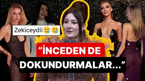 Yasemin Sakallıoğlu Altın Kelebek'te Ödül Konuşması Yaparken Bazı Dekoltelere Fena Laf Çarptı!