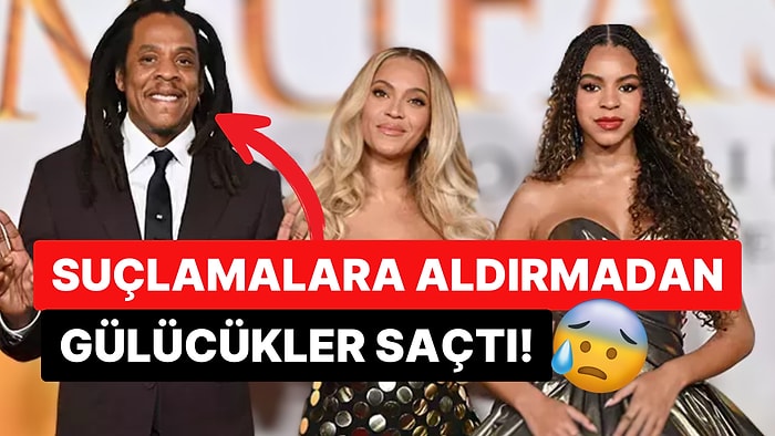 Skandallara Doymuyorlar: Cinsel İstismarla Suçlanan Jay-Z ve Eşi Beyonce'den Film Galasında Mutlu Aile Pozu