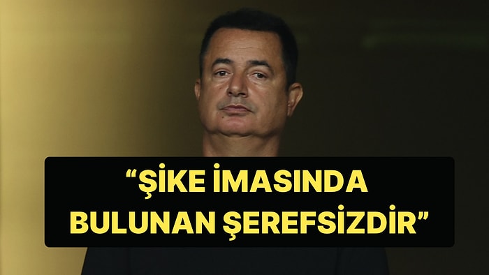 Fenerbahçe Asbaşkanı Acun Ilıcalı, Galatasaray İkinci Başkanı Metin Öztürk'e Yanıt Verdi