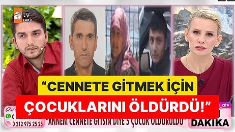 "Cennete Gitmek için Çocuklarını Öldürdü!": Esra Erol'daki Sapkın Olay Duyduğumuz Her Şeyi Unutturdu!