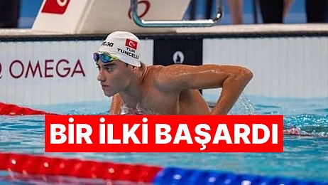 Milli Yüzücü Kuzey Tunçelli Dünya Gençler Rekoru Kırarak Bronz Madalyanın Sahibi Oldu!