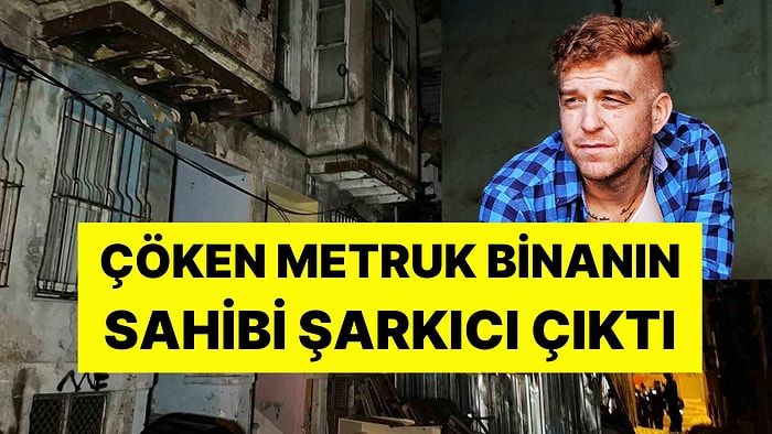 Fatih'te Metruk Bina Çöktü! 3 Bina Boşaltıldı: Sahibi Şarkıcı Gökhan Özoğuz Çıktı