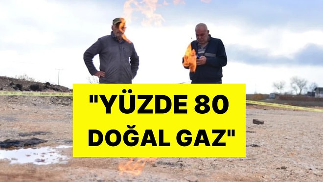 İki Gündür Yanıyor: Zemin Etüdü Çalışmasında Gaz Bulundu