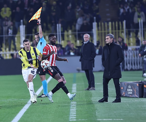 Golleri 5 ve 45'te Inaki Williams kaydetti. Temsilcimizde Mert Müldür, 69'da ikinci sarıdan kırmız kart gördü.