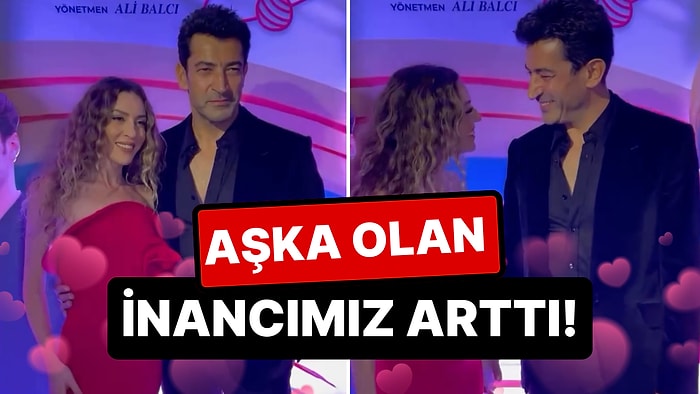 Sinem Kobal'ı Filminin Galasında Yalnız Bırakmayan Kenan İmirzalıoğlu Romantiklik Seviyesini Zirveye Taşıdı