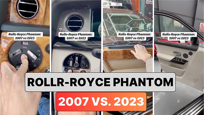 Otomobil Tutkunlarının Rüyası Rolls-Royce Phantom'um 2007 ve 2003 Modelleri Karşılaştırıldı