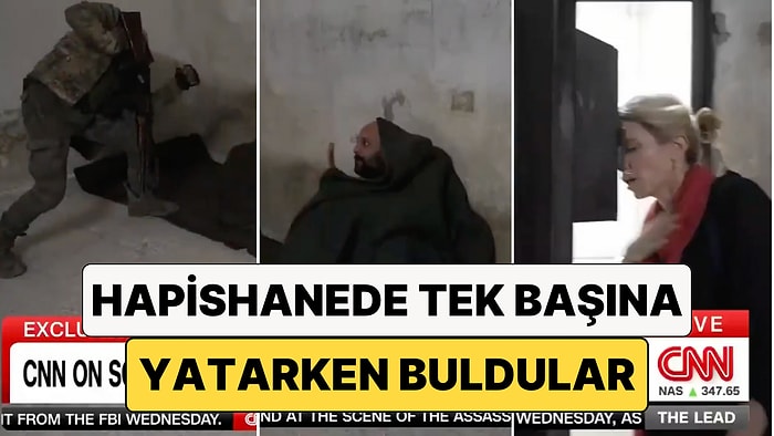 Suriye’de Bir Hapishanede Yayın Yapan CNN Ekibi Rejimin Yıkıldığından Habersiz Bir Mahkum Buldu