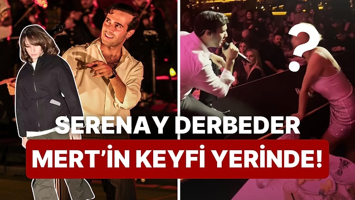 Serenay Sarıkaya'yla Aşkları Biten Mert Demir Gizemli Bir Hanımefendinin Gözlerine Bakarak Şarkı Söyledi