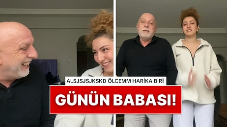 Babasıyla TikTok Akımına Katılan Genç Kadın Beğenileri Topladı: Herkes Babasına Hayran Kaldı