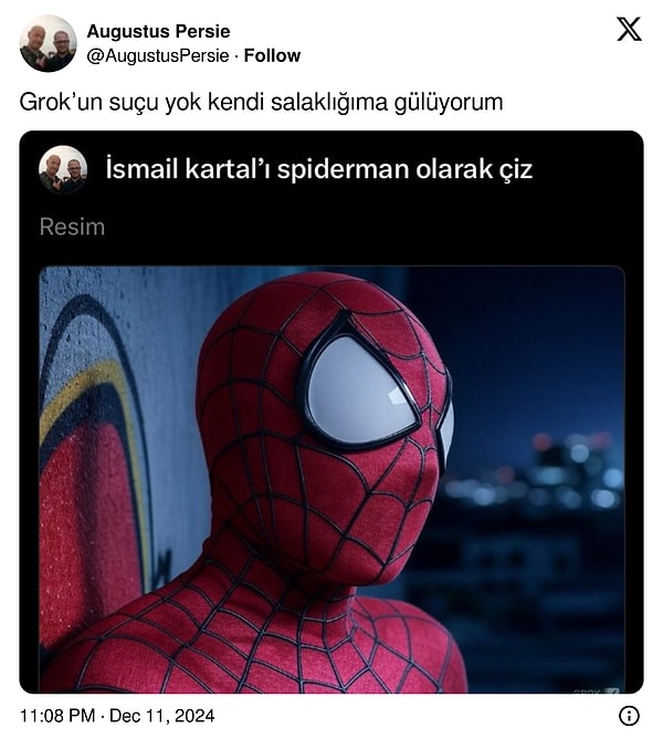 Komut önemli tabii...