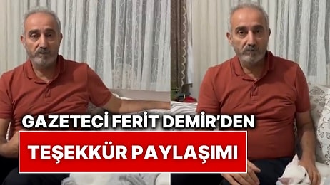 Kalp Krizi Geçiren Gazeteci Ferit Demir O Esnada Kendisini Uyandıran Kedisine Teşekkür Etti