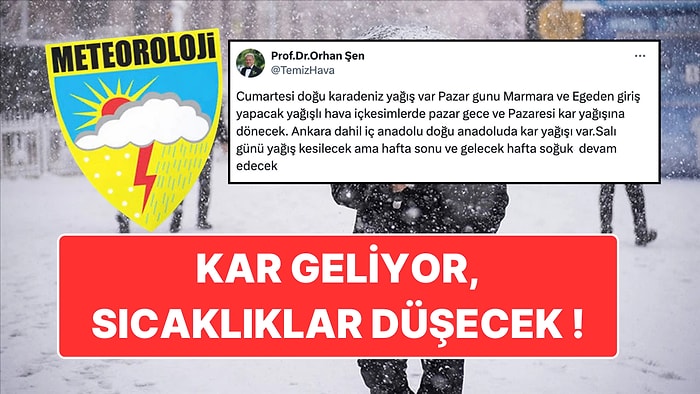 Kar, Yağmur, Çığ: Evden Çıkarken İki Kere Düşünün! Meteorolojik Uyarılar Peş Peşe Geldi