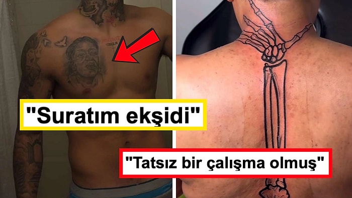 Yaptırdıkları "Sanatsal" Dövmelerle Görenlere Hayatı Sorgulatan Acayip Kişiler