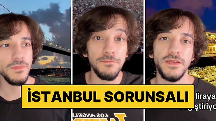 İstanbul'a Karşı Sürekli Fikirlerinin Değiştiğini Belirten Genç: "Burada Yaşanmaz ama Dünyanın En Güzel Şehri"