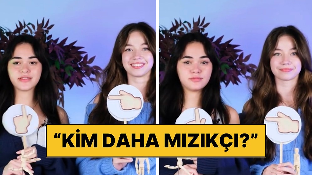 Bahar Dizisinin Sevilen Oyuncuları Alisa Sezen Sever ve Sena Kalıp’tan Kardeşlik Testi!