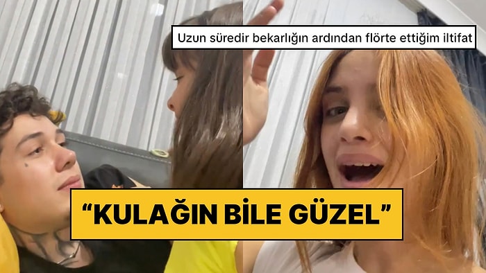 Ablasının Erkek Arkadaşına Aşık Olan Minik Kız İltifatlarıyla Hem Şoke Etti Hem Güldürdü