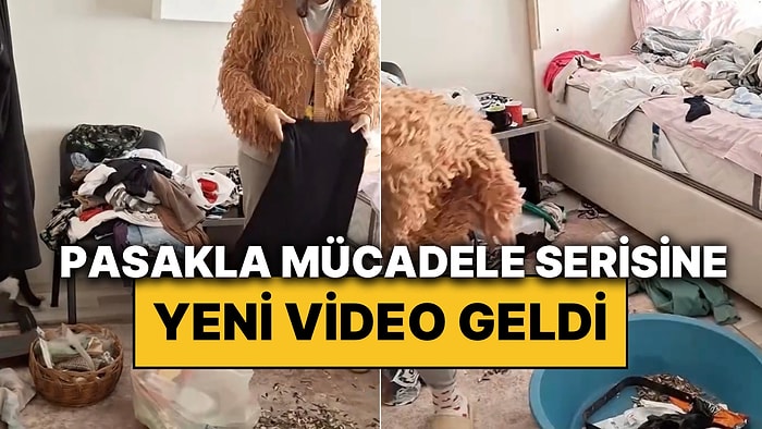 Pasakla Mücadele Serisinden Yeni Video: İçerik Üreticisi Bu Sefer de Yatak Odasını Temizledi