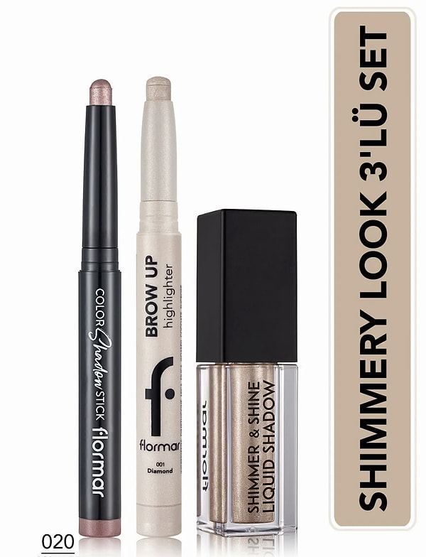 Flormar Shimmery Look 3'lü Makyaj Seti