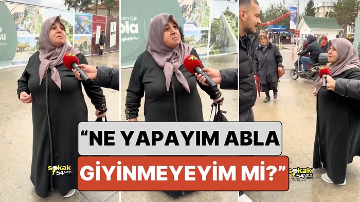 Sokak Röportajında Bir Kadın "Kimsenin Ayakkabısı Yırtık Değil" Diyerek Ekonominin İyi Olduğunu Söyledi