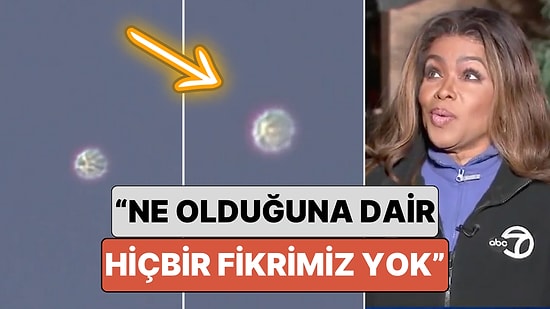 ABD'nin Gündemi UFO: Amerika'da Bir Canlı Yayın Sırasında Gökyüzünde Ne Olduğu Bilinmeyen Bir Küre Görüldü