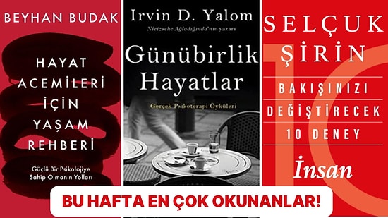 Kitap Kurtlarının Tercihi Olan Haftanın En Çok Satan Kitapları