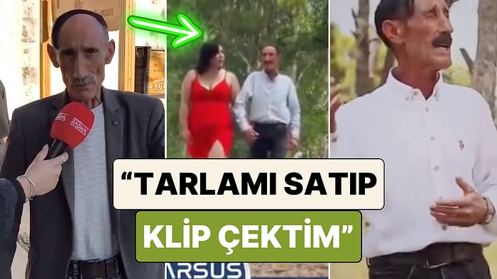 Mersin'in Tarsus İlçesinde Yaşayan Bir Vatandaş Tarlasını Satıp Çektiği Kliple Tüm Sanatçılara Meydan Okudu